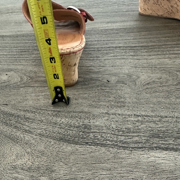 Born Red Leather Women's Sandals - Picture 8 of 8